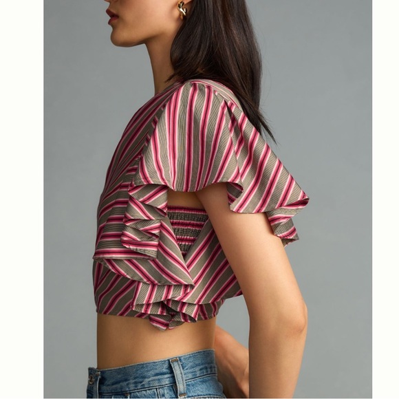 NWT - Maeve one-shoulder ruffle top - Picture 4 of 6